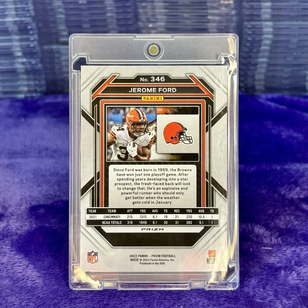 Jerome Ford - 2022 Prizm Rookie Orange Cracked Ice #346 Browns (RC) 🟠